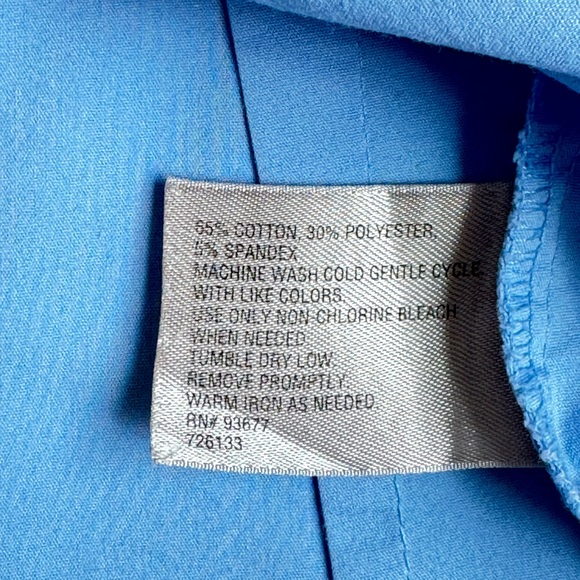 Worthington Stretch Blue Button Down - Picture 8 of 8